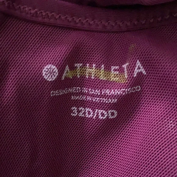 Athleta Tankini Swim Top Cross Back 32 D/DD Small - Picture 4 of 5